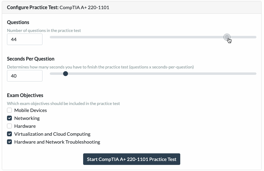 Configure your own tests